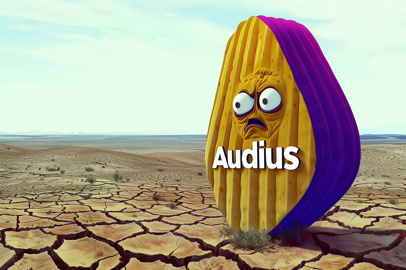 Farcaster Frames: A Concerned Cactus on Audius Earnings